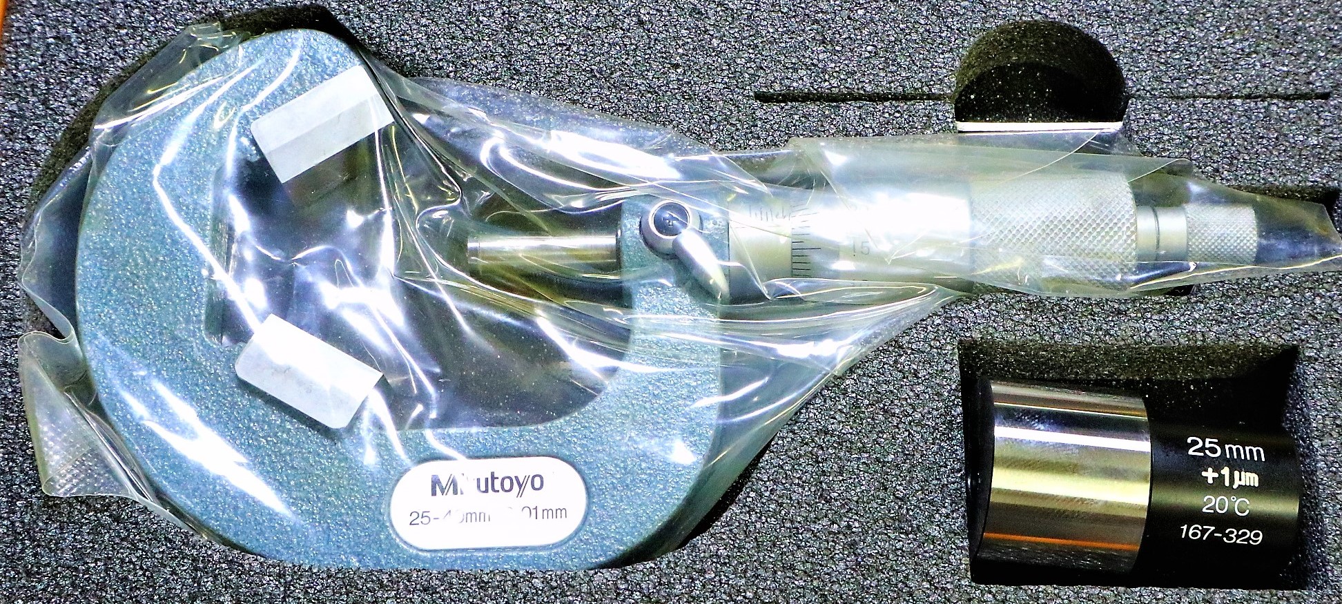 ミツトヨ V溝マイクロメータ 25-40mm　0.01mm