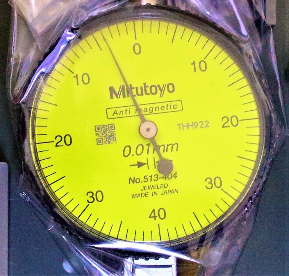 MITUTOYO｜ミツトヨ ダイヤルゲージ 0～0.8mm　0.01mm　 513-404