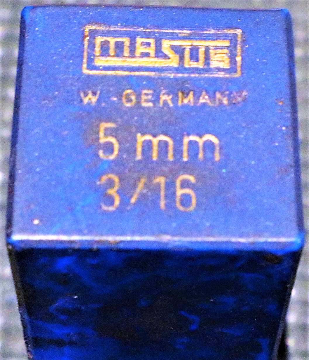 MASUS 刻印 5mm　0-8