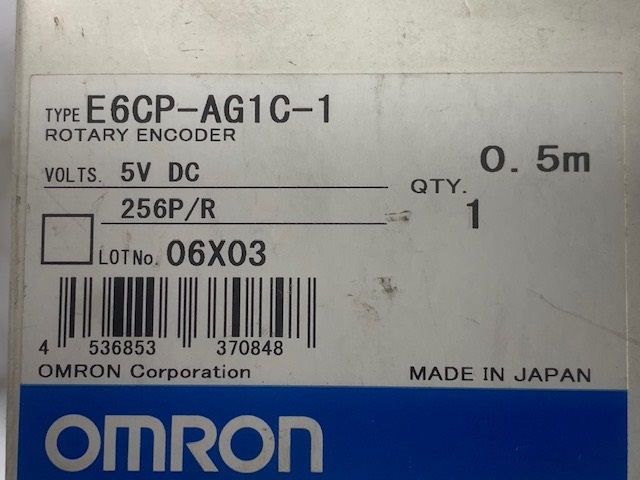 PANASONIC ロータリーエンコーダー E6CP-AG1C-1　　0．5m