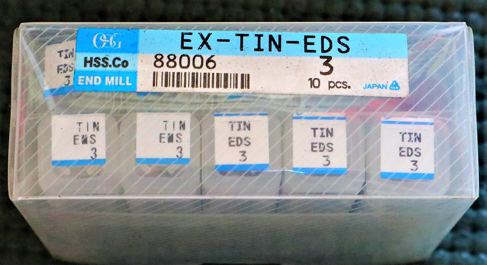 OSG エンドミル EX-TIN-EDS 3 8個　未使用