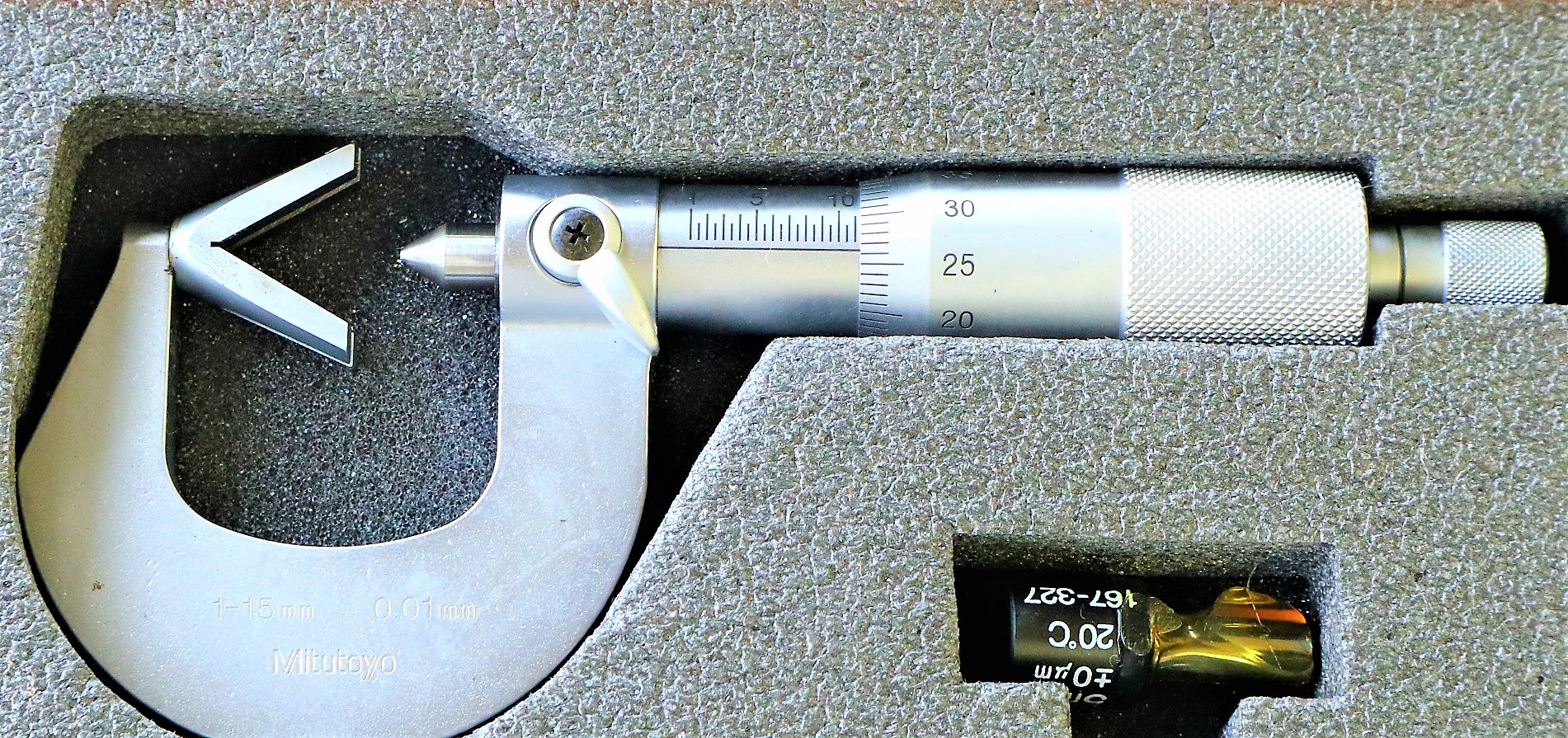 MITUTOYO｜ミツトヨ V溝マイクロメーター 1-15　0.01mm