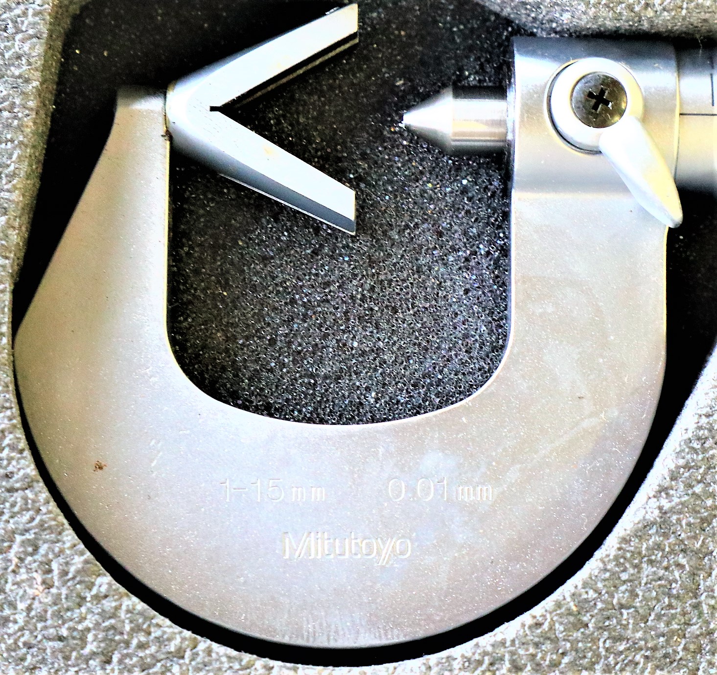 MITUTOYO｜ミツトヨ V溝マイクロメーター 1-15　0.01mm