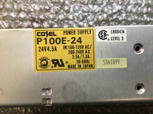 コーセル （COSEL） スイッチング電源 P100E-24