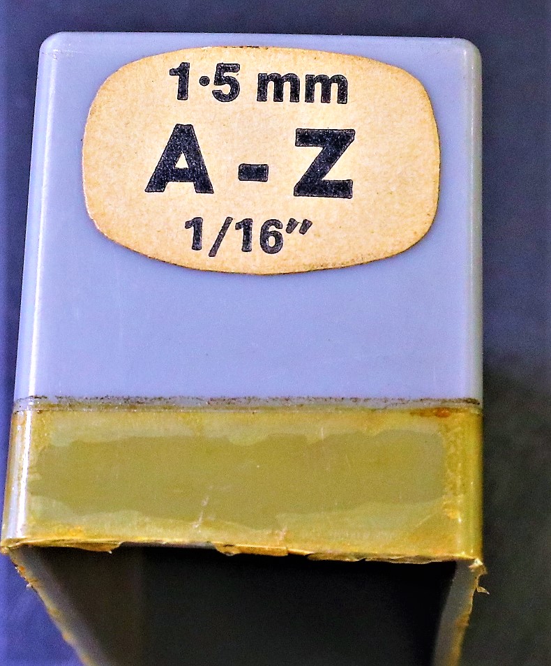  刻印セット A-Z　&　1.5mm