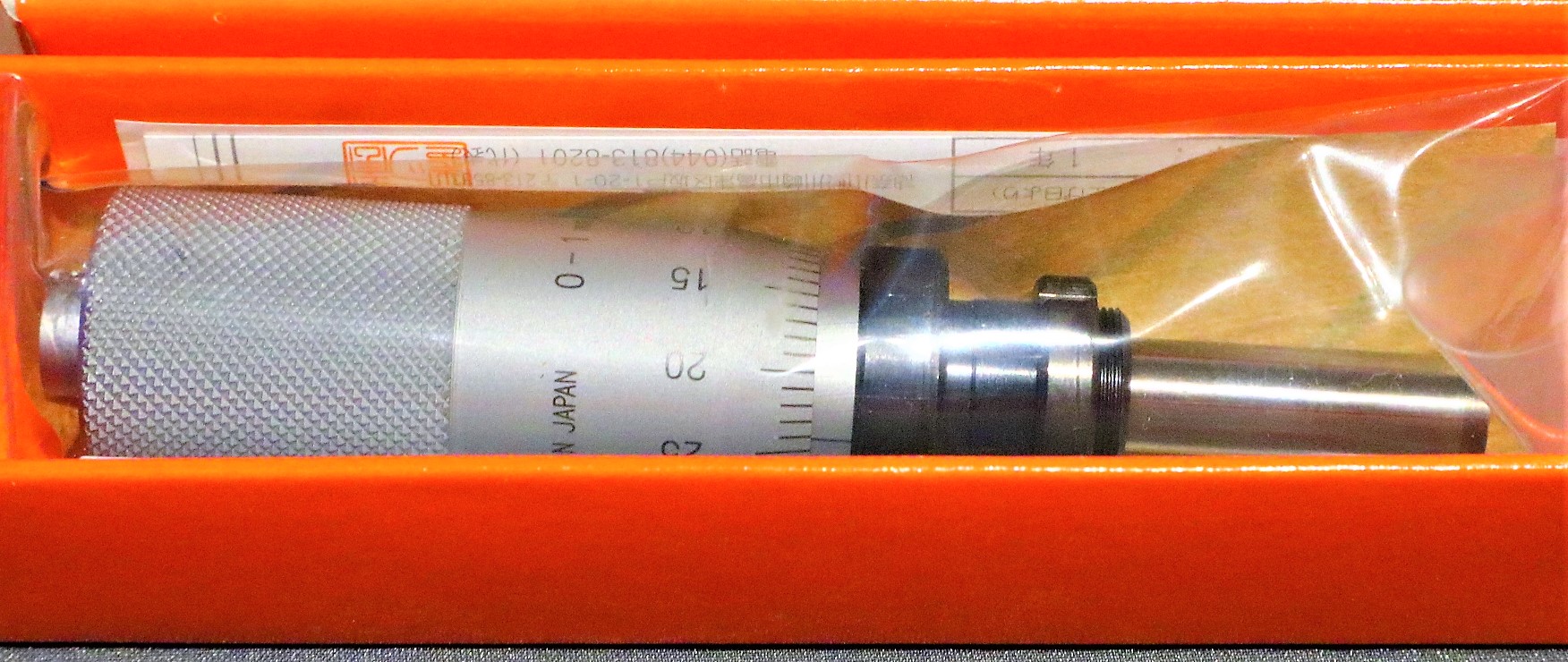 MITUTOYO｜ミツトヨ マイクロメーターヘッド MHF2-1 110-105　0-1mm　0.001mm　未使用