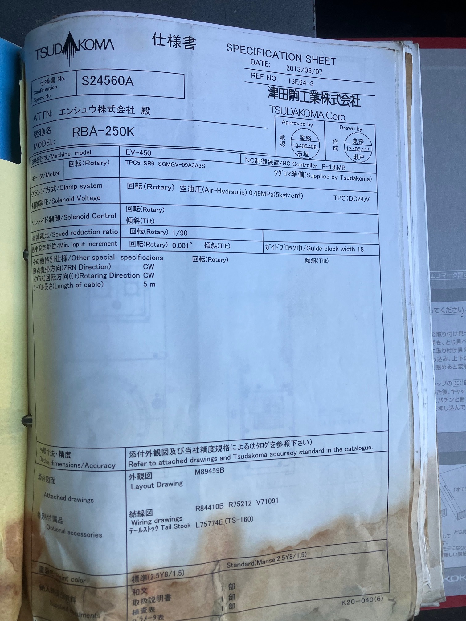 津田駒 NC円テーブル RBA-250K