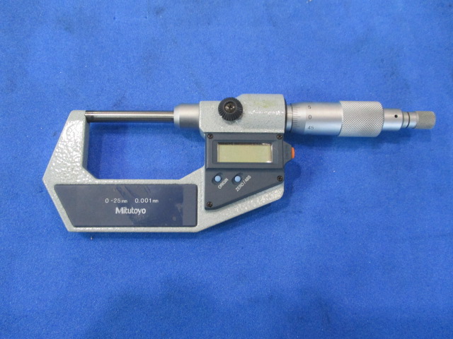 MITUTOYO｜ミツトヨ デジタル外側マイクロメーター OMV-25DM