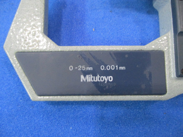 MITUTOYO｜ミツトヨ デジタル外側マイクロメーター OMV-25DM