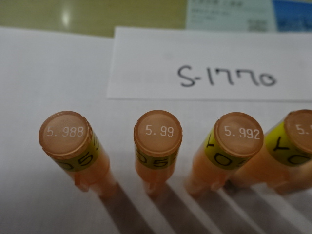  セラミックピンゲージ 5.988・50990・5.992・5.999・6.001・6.003