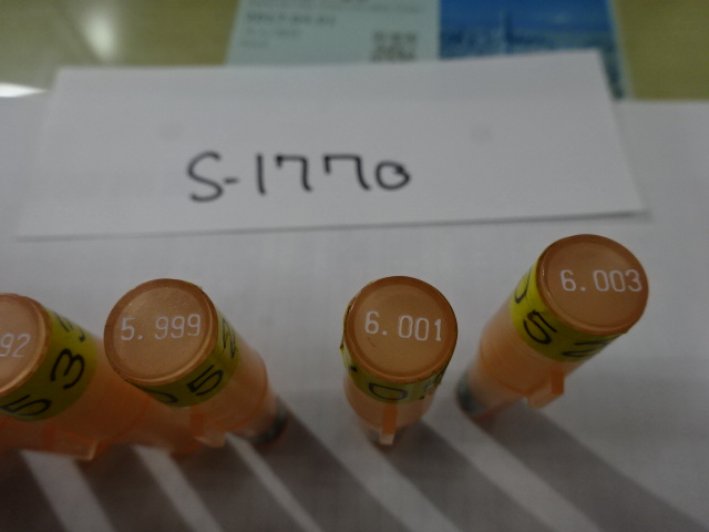  セラミックピンゲージ 5.988・50990・5.992・5.999・6.001・6.003