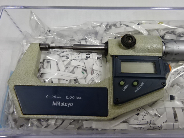MITUTOYO｜ミツトヨ デジタルスプラインマイクロメーター SPM-25MJ