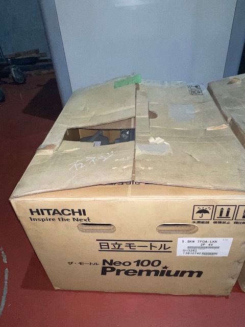日立 5.5kw標準横型モーター TFOA-LKK