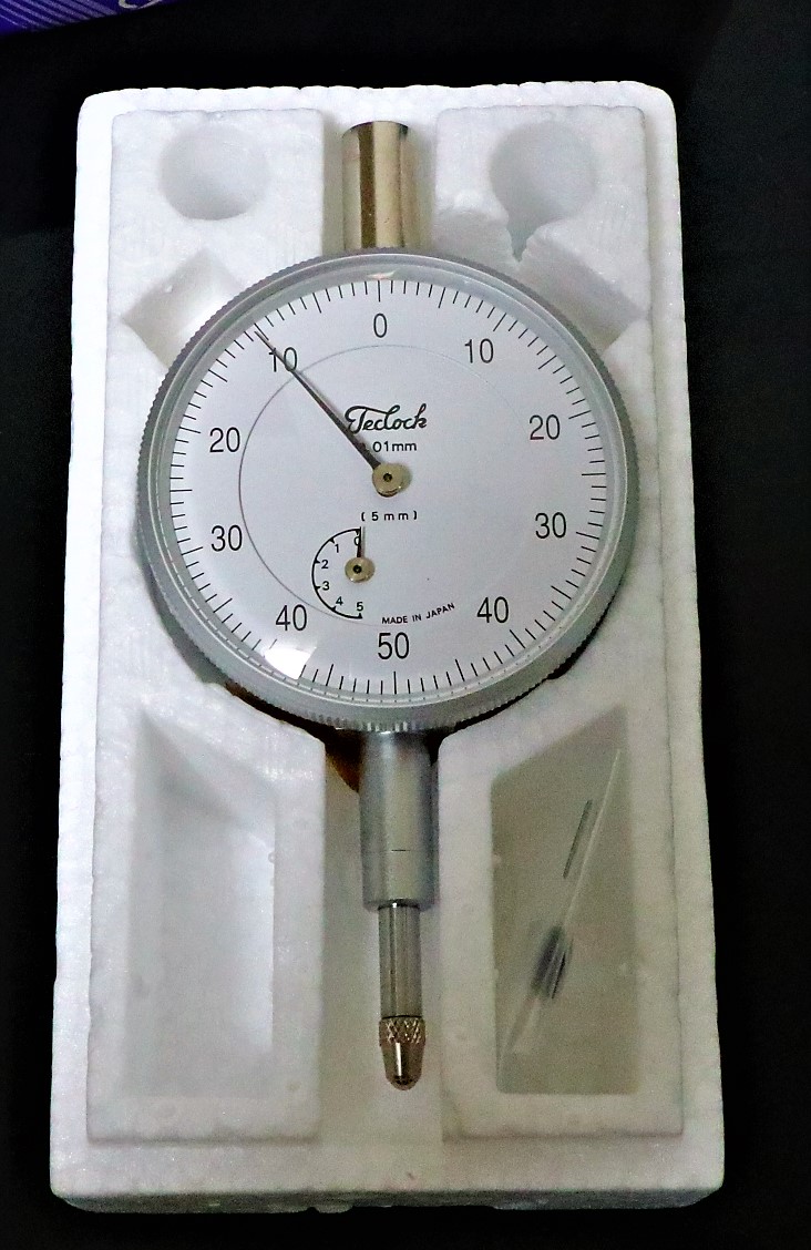 TECLOCK ダイヤルゲージ TM-105 0.01-5mm