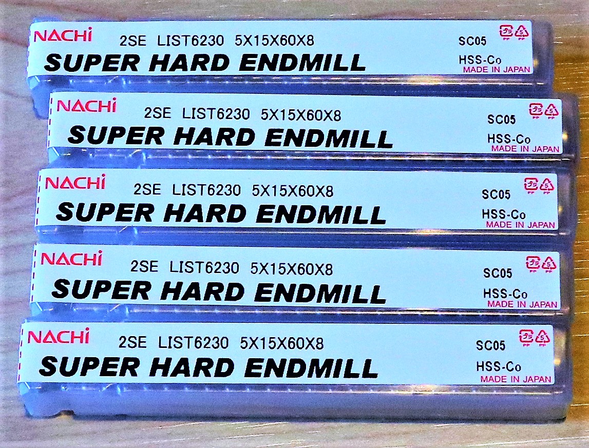 NACHI エンドミル 2SE　5S2　L6230　5個　未使用