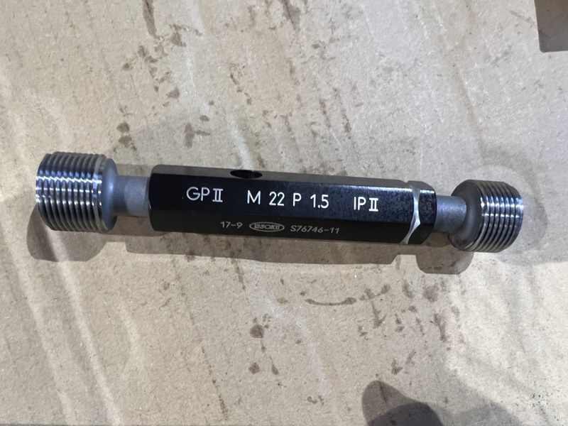 ISSOKU｜第一測範 ネジプラグゲージ 【ネジプラグゲージ】M22P15　GPIPII