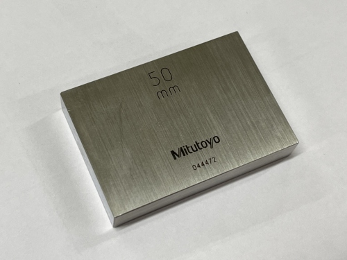 MITUTOYO｜ミツトヨ ブロックゲージ 50mm