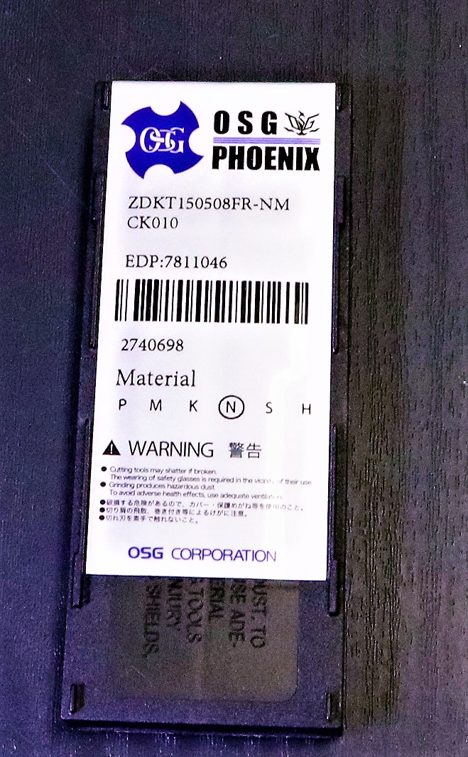 OSG 肩削り用　PSEチップ CK010 　未使用