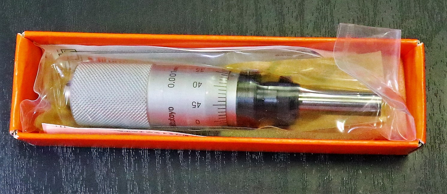 MITUTOYO｜ミツトヨ マイクロメーターヘッド MHF2-1 110-105　0-1mm　0.001mm　未使用