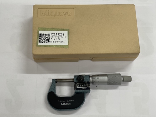MITUTOYO｜ミツトヨ カウントマイクロメーター M820-25