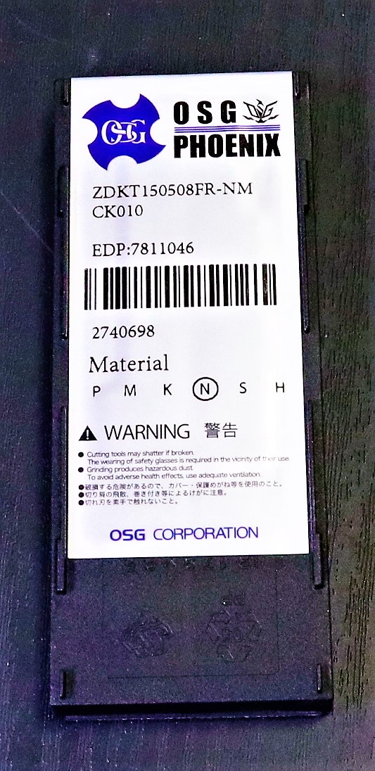 OSG 肩削り用　PSEチップ CK010 　未使用