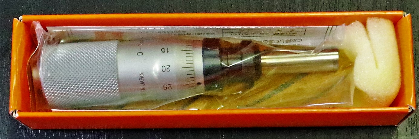 MITUTOYO｜ミツトヨ マイクロメーターヘッド MHF2-1 110-105　0-1mm　0.001mm　未使用