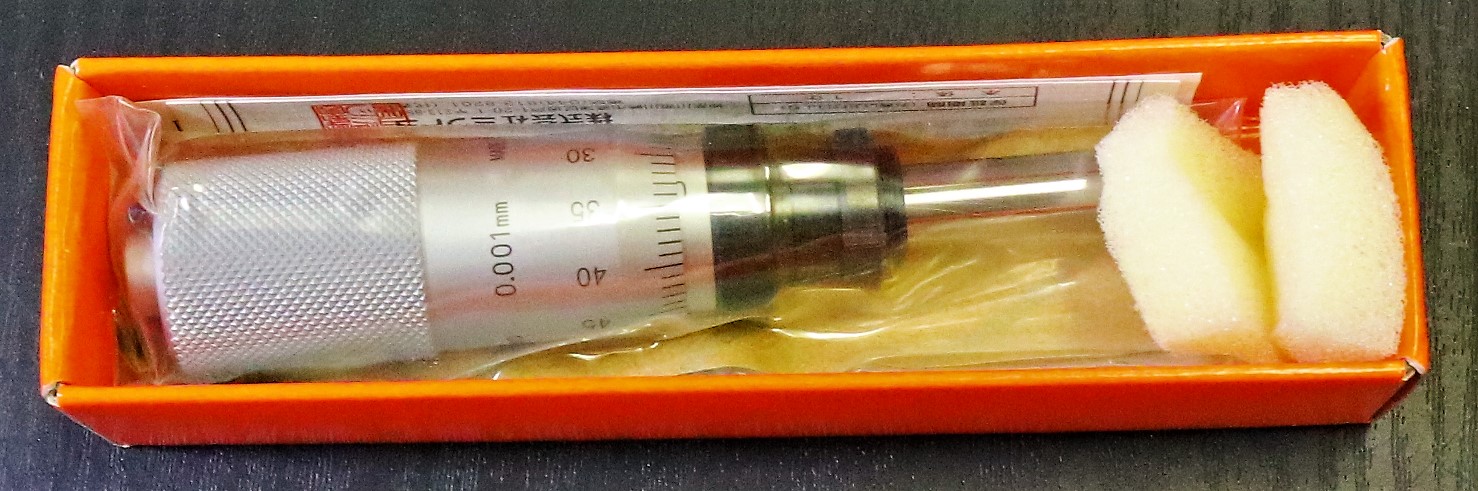 MITUTOYO｜ミツトヨ マイクロメーターヘッド MHF2-1 110-105　0-1mm　0.001mm　未使用