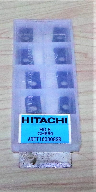HITACHI カッタ用チップ R0.8 CH550 ADET160308SR 10個　未使用