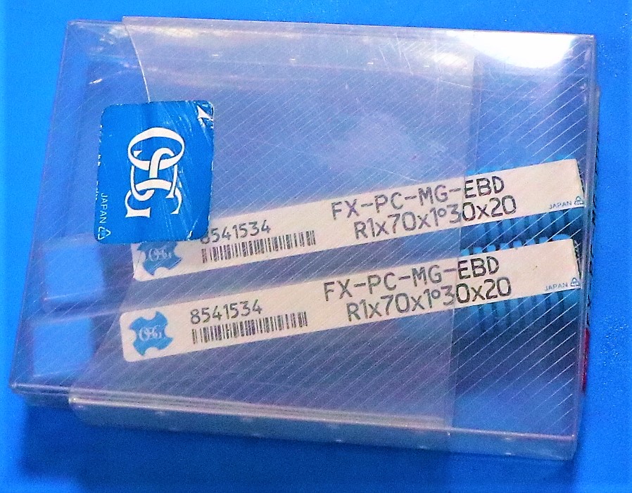 OSG エンドミル R1×70×1°30×20　2個　未使用