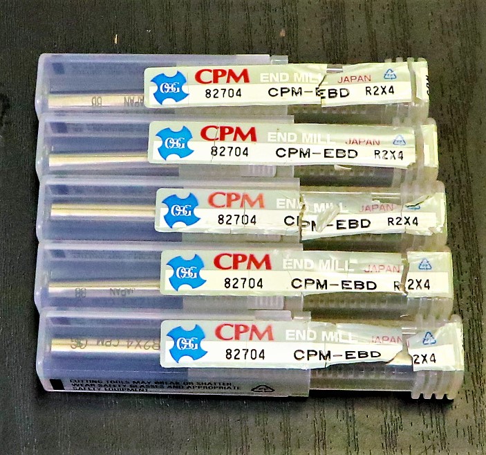 OSG エンドミル CPM-EBD R2×4　5個　未使用