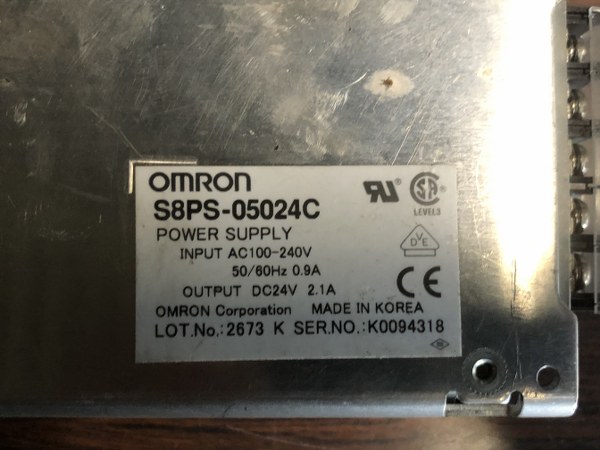 オムロン/OMRON パワーサプライ S8PS-05024C
