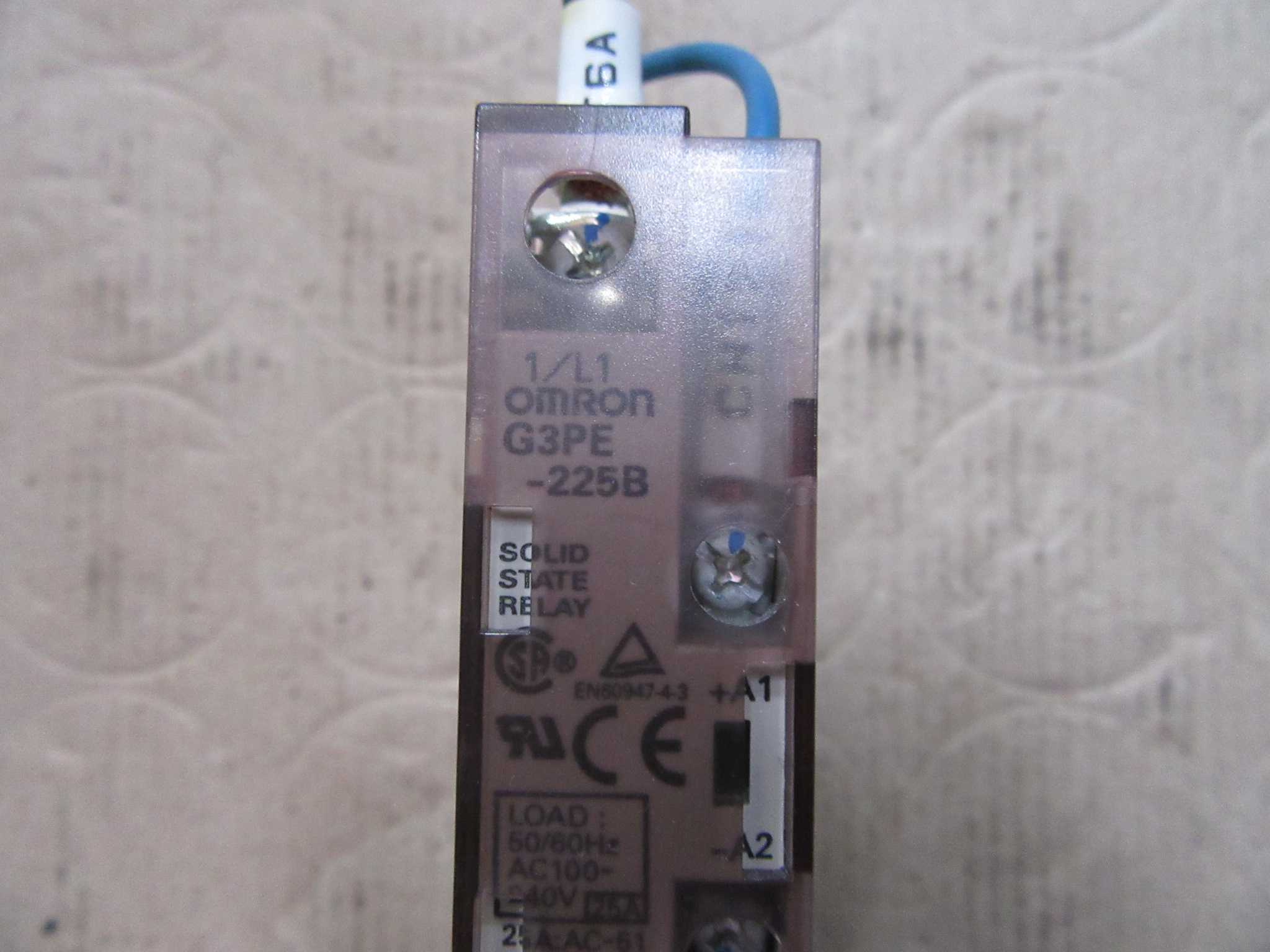 オムロン/OMRON ヒータ用ソリッドステート・リレー G3PE-225B