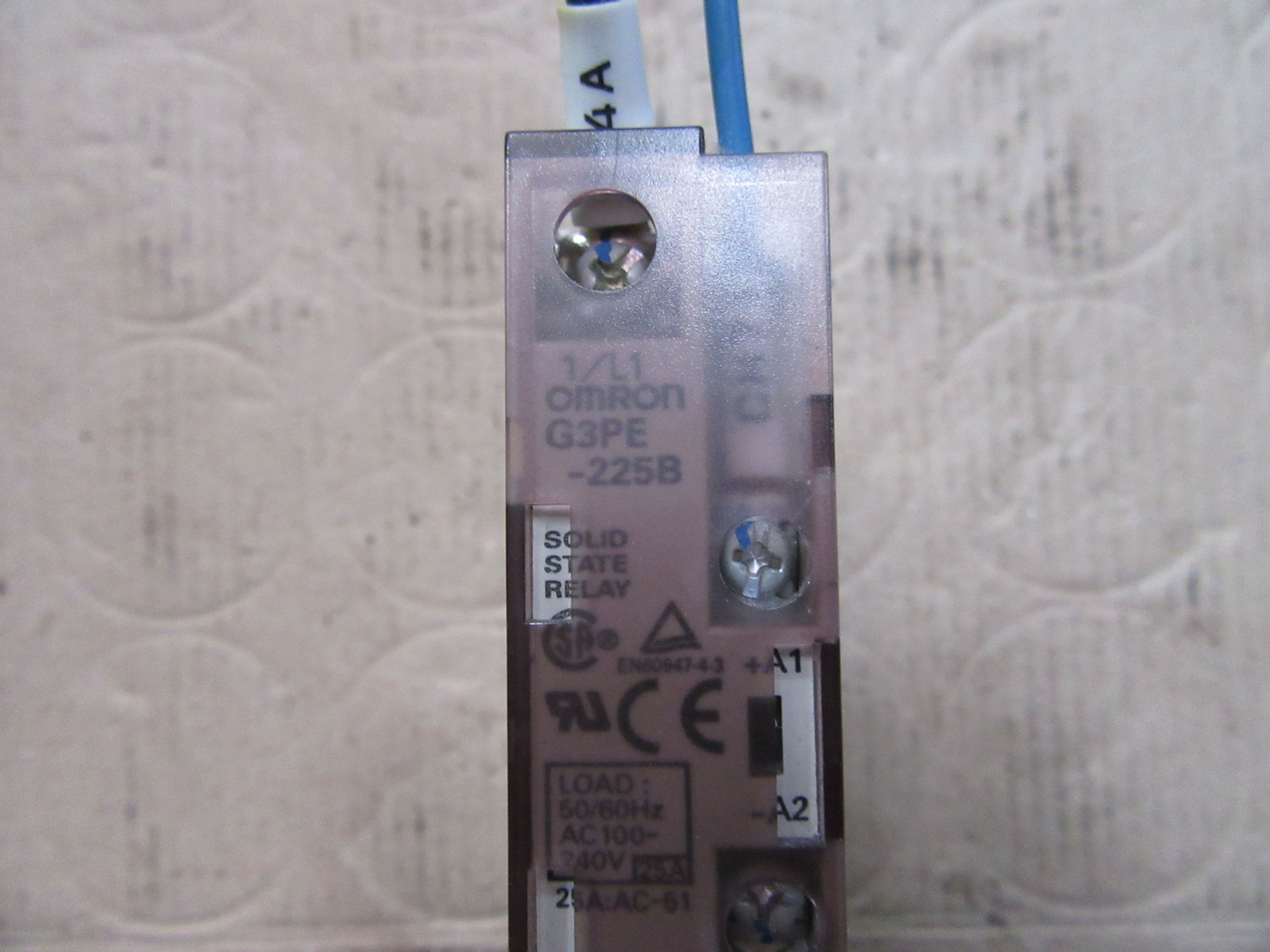 オムロン/OMRON ヒータ用ソリッドステート・リレー G3PE-225B