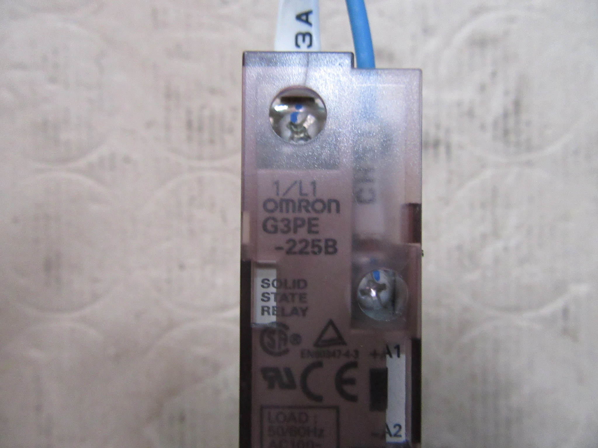 オムロン/OMRON ヒータ用ソリッドステート・リレー G3PE-225B