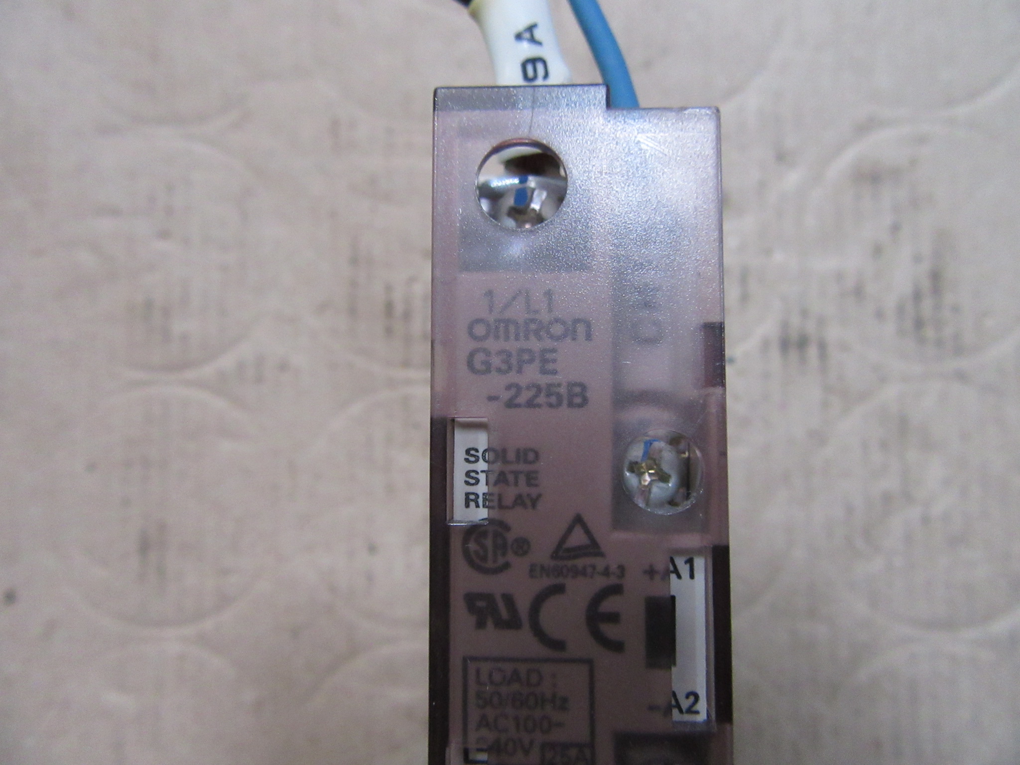 オムロン/OMRON ヒータ用ソリッドステート・リレー G3PE-225B