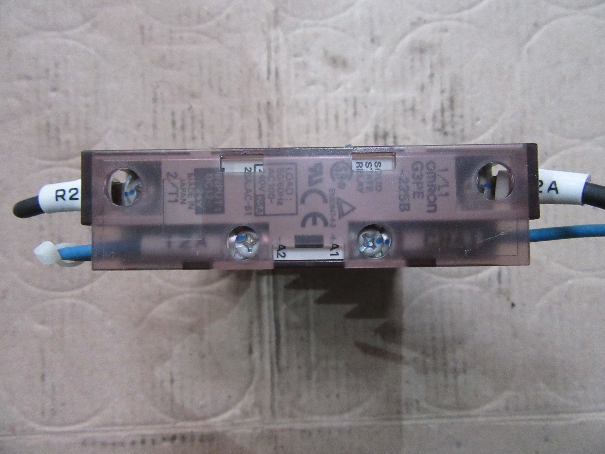 オムロン/OMRON ヒータ用ソリッドステート G3PE-225B  25A:AC-51