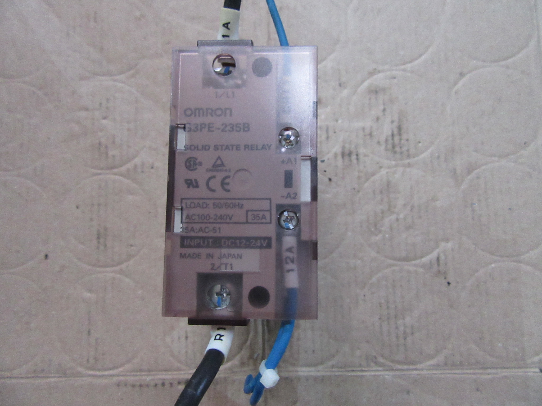 オムロン/OMRON ヒータ用ソリッドステート G3PE-235B  35A:AC-51