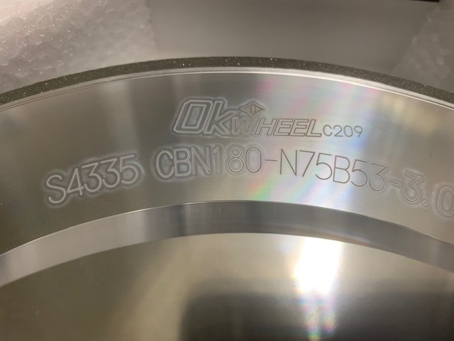 岡崎精工 CBN砥石　新品 CBN180-N75B53-3.0