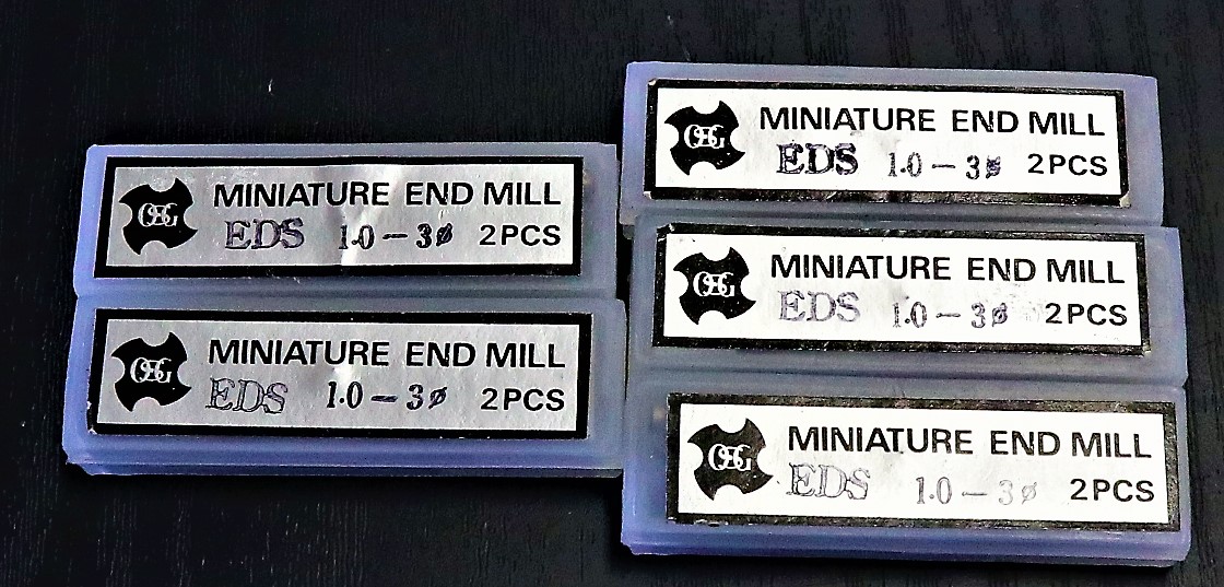 OSG エンドミル EDS 1.0 3Φ　2PCS 5個