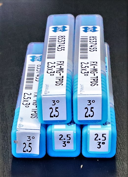 OSG エンドミル 2.5×3°　5個　未使用