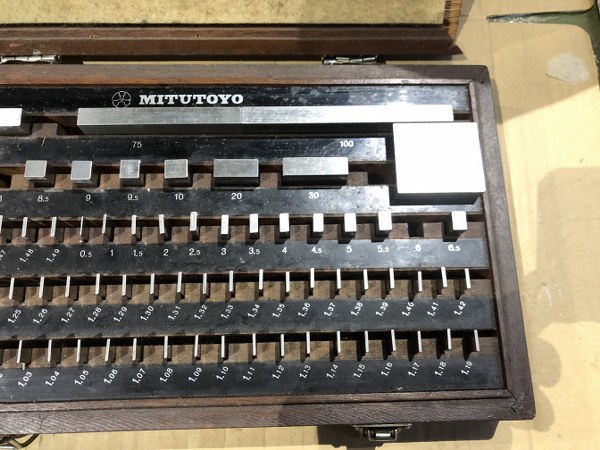 ミツトヨ/Mitutoyo ゲージブロックセット No.516-950（BM1-76-0）