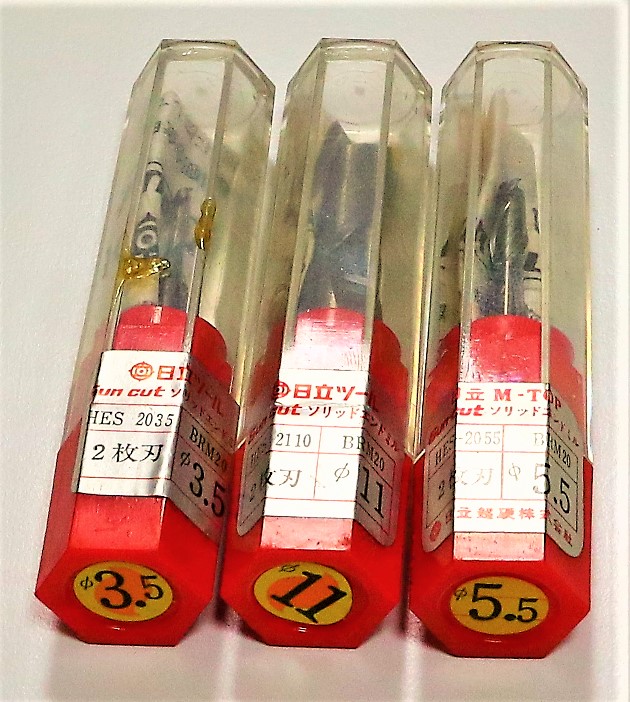 日立ツール エンドミル 一山　3個　未使用
