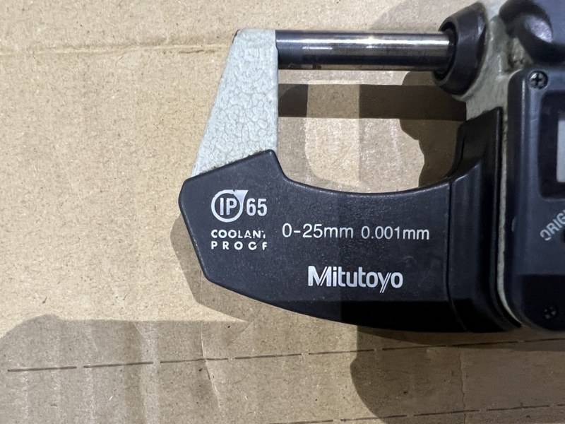 MITUTOYO｜ミツトヨ マイクロメーター 【マイクロメーター】0-25mm IP65