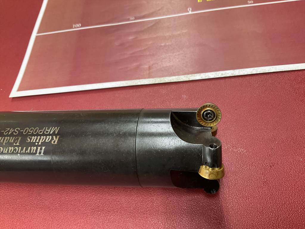 Hurricane Radius　Endmill MRP050-S42-12　4枚刃　シャンク径42mm
