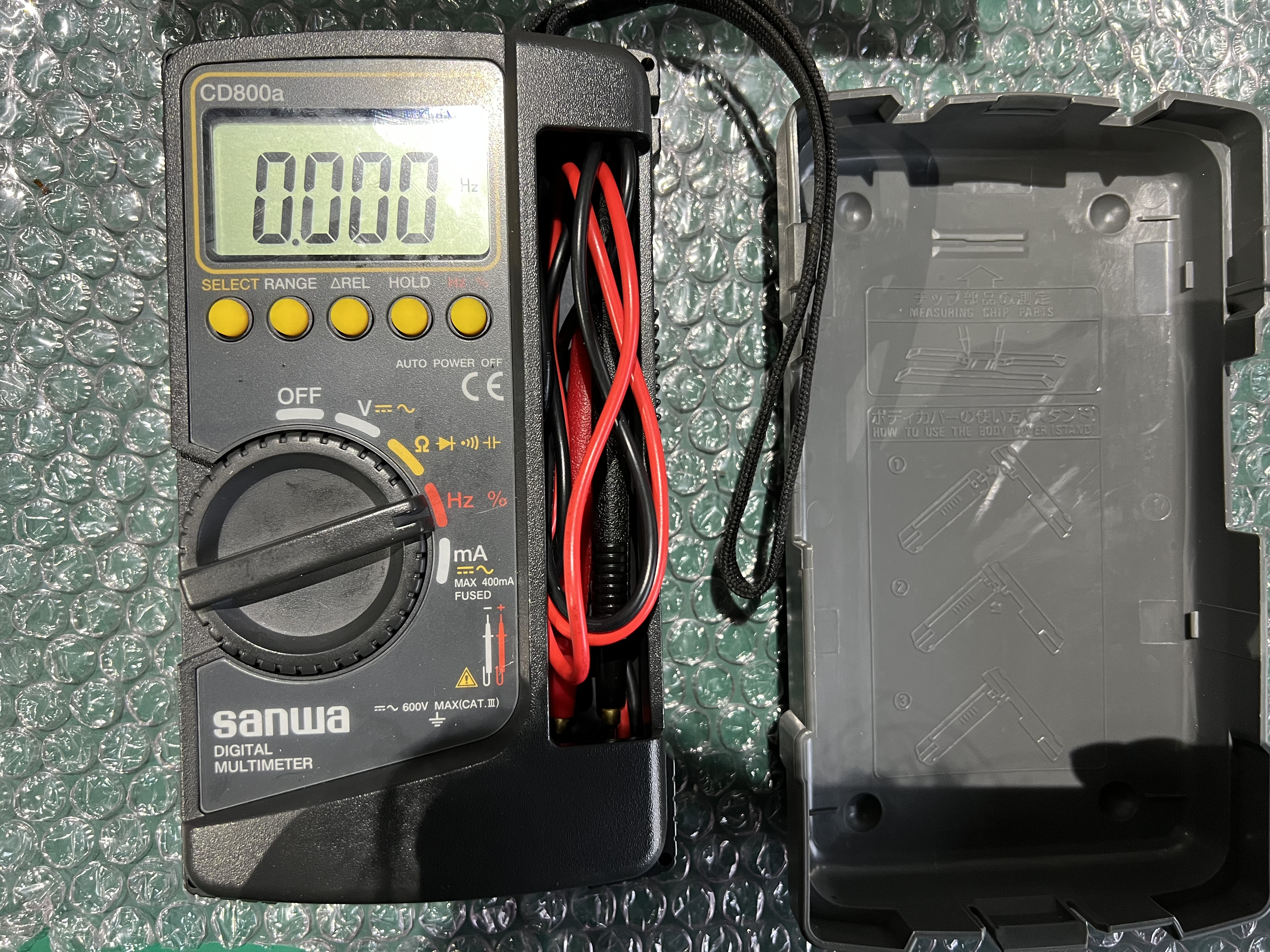SANWA デジタルマルチメータ 【デジタルマルチメータ】CD800a