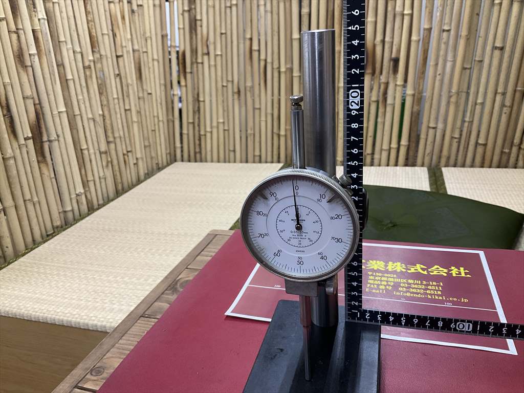 土井精密ラップ社 コンパレータスタンド MICRO-GRANITE　MG-8　石定盤測定台100×150mm