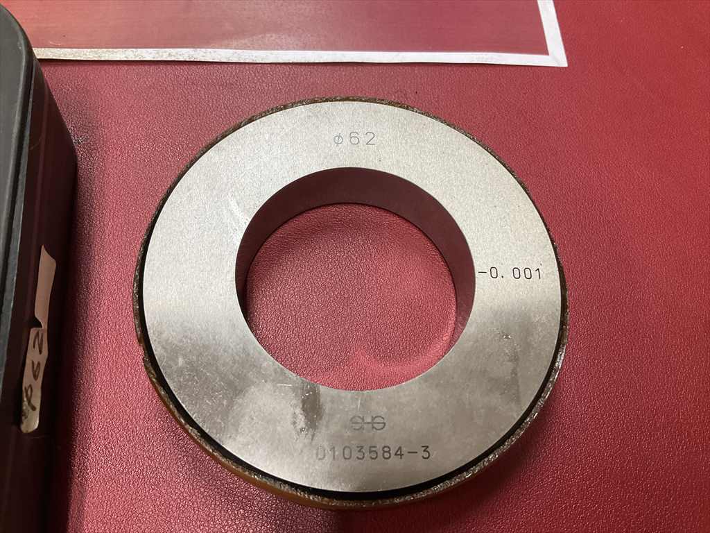 測範社 リングゲージ Φ62mm