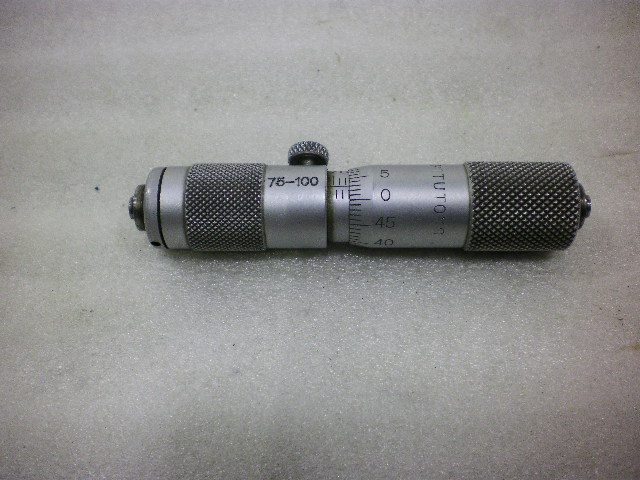 ミツトヨ 棒形内側マイクロメーター 75～100 mm