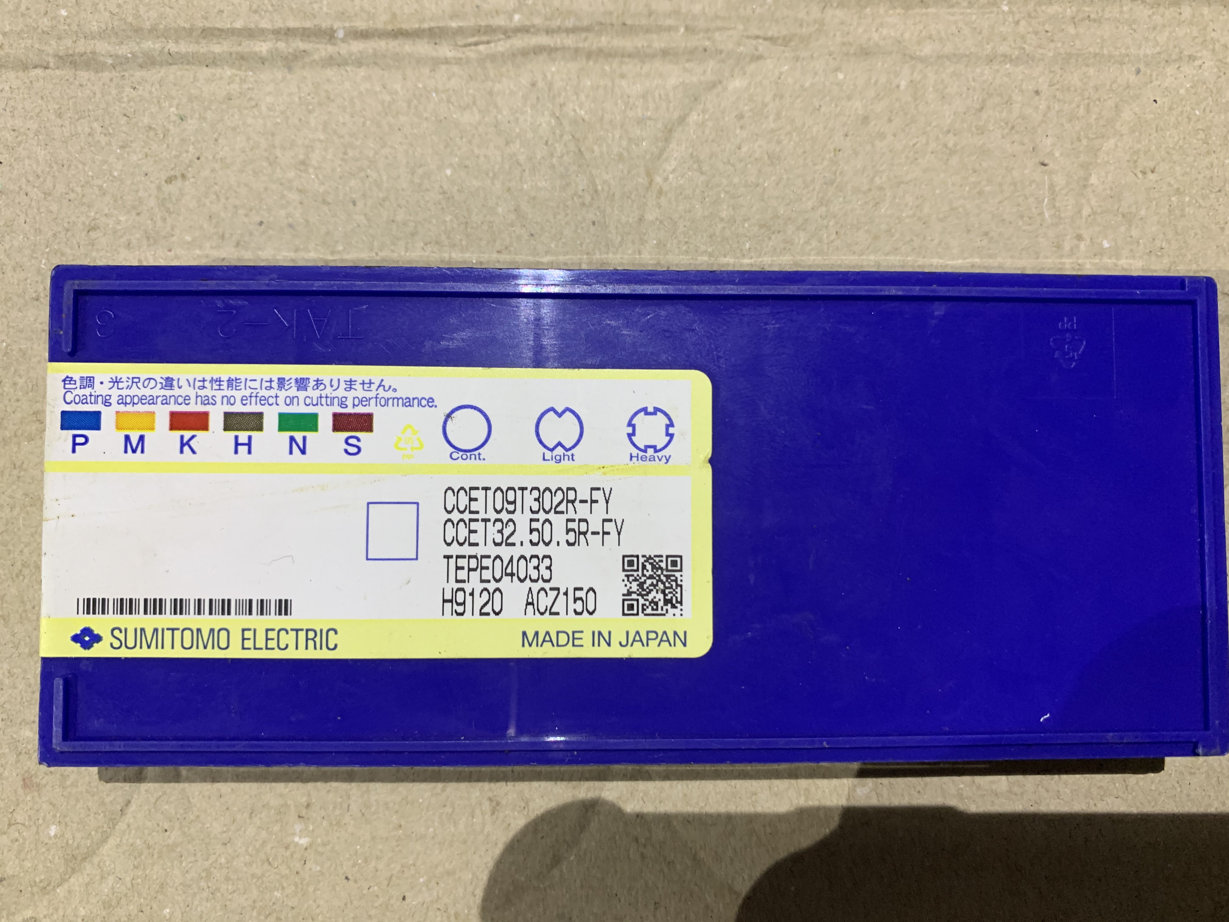 Sumitomo/住友 チップ CCET09T302R-FY  ACZ150