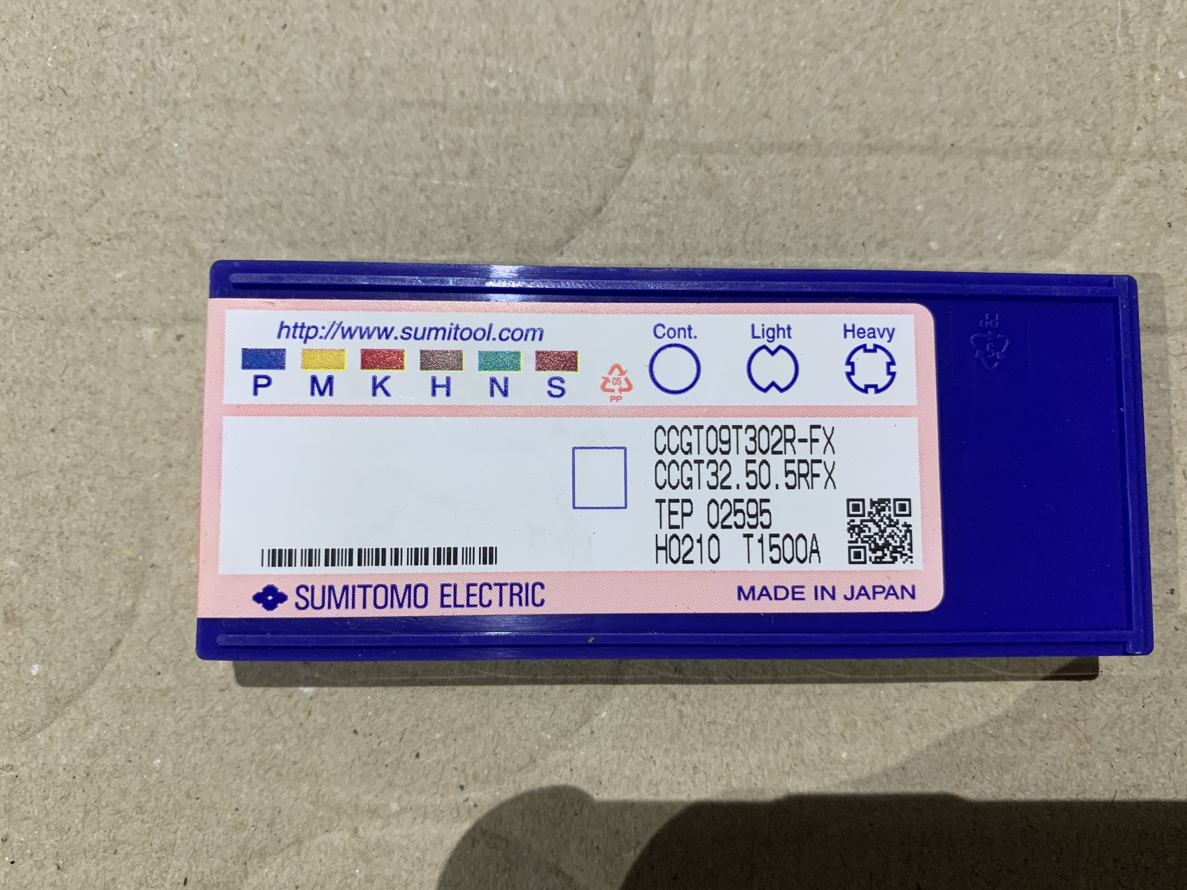 Sumitomo/住友 チップ CCGT09T302R-FX  T1500A